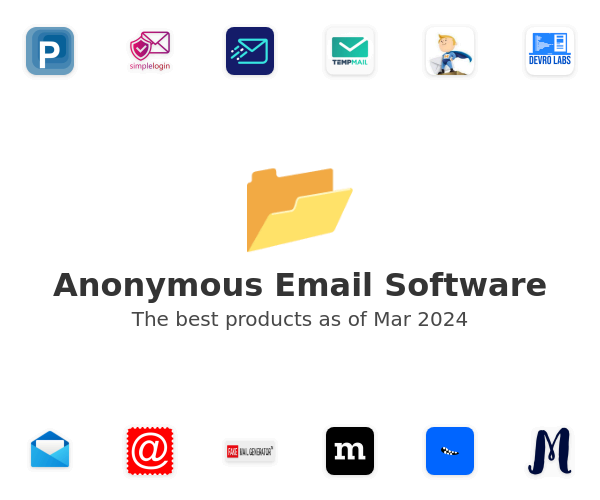 The best Anonymous Email products
