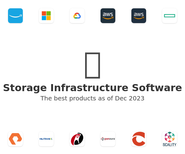 The best Storage Infrastructure products