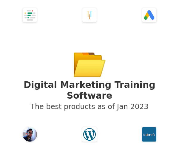The best Digital Marketing Training products