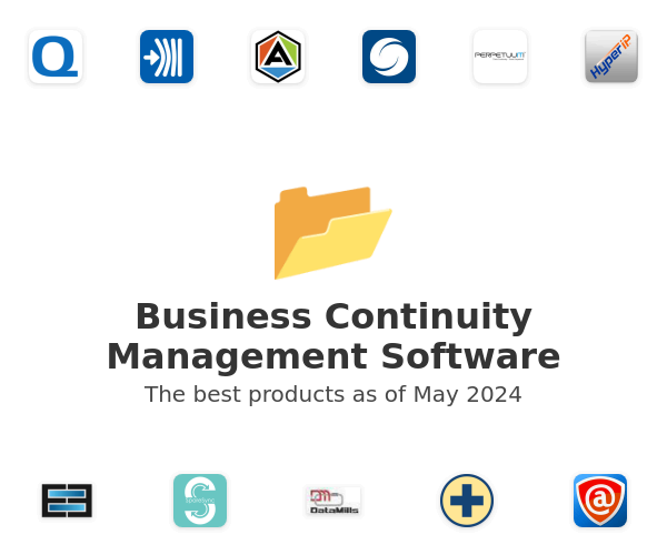 The best Business Continuity Management products