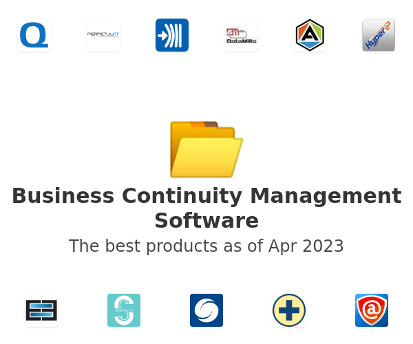The best Business Continuity Management products