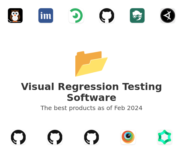 The best Visual Regression Testing products