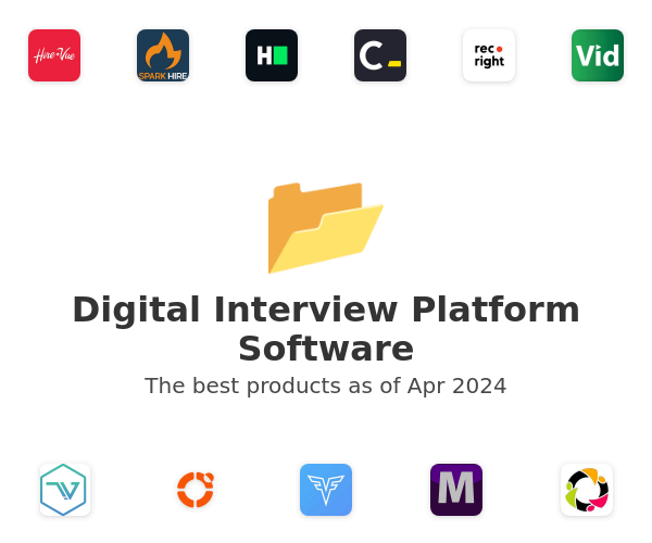 The best Digital Interview Platform products