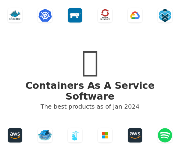 The best Containers As A Service products