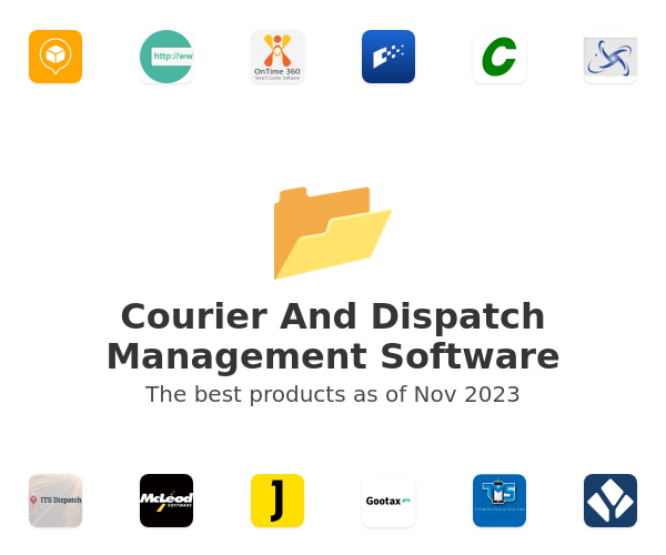 The best Courier And Dispatch Management products