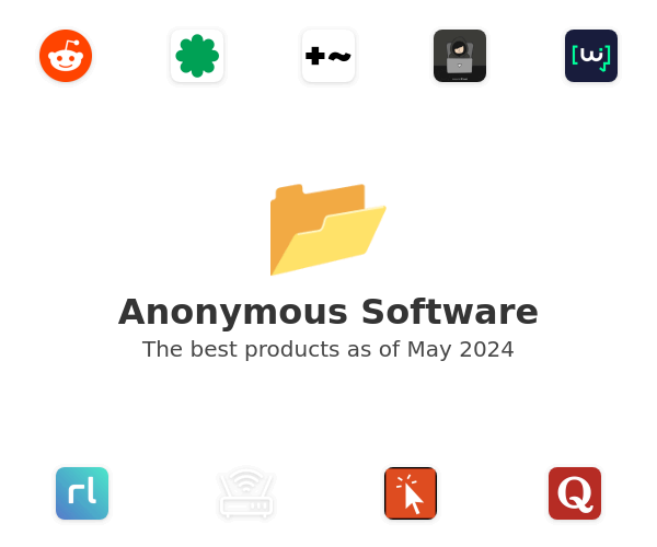 The best Anonymous products
