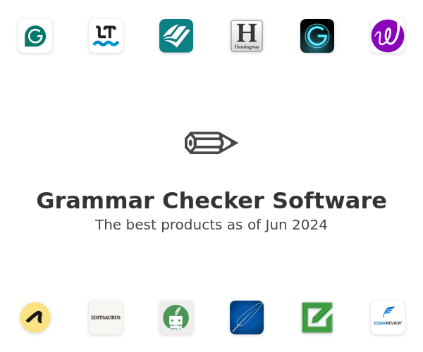 The best Grammar Checker products