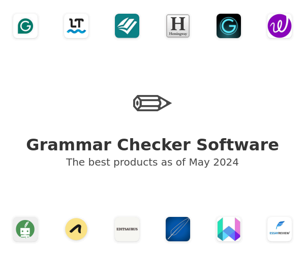 The best Grammar Checker products