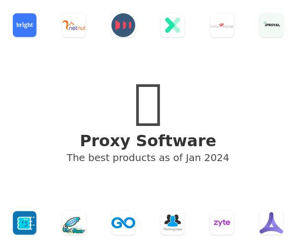 The best Proxy products