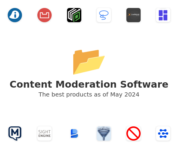 The best Content Moderation products