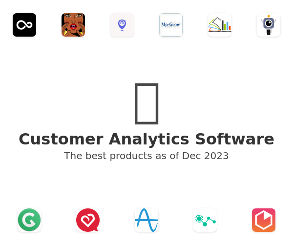 The best Customer Analytics products