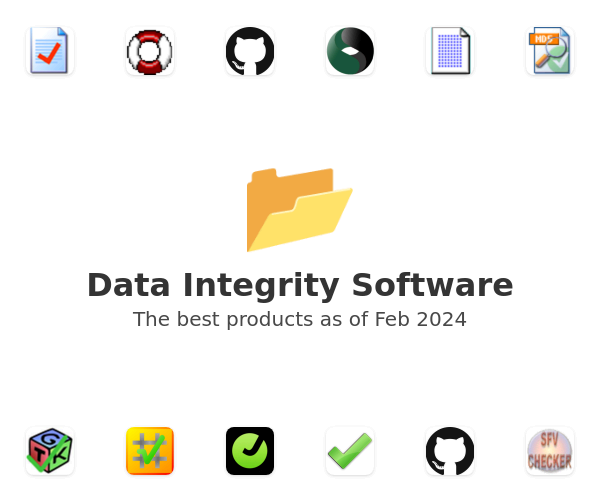The best Data Integrity products