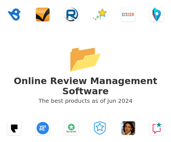 The best Online Review Management products