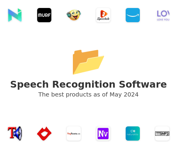 The best Speech Recognition products