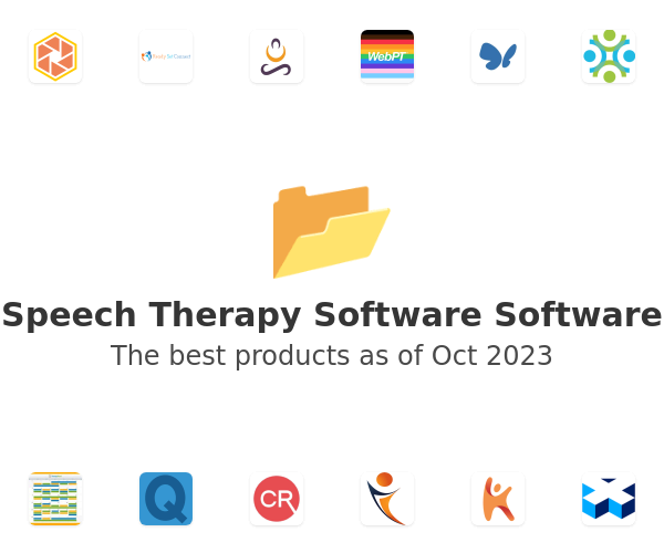The best Speech Therapy Software products