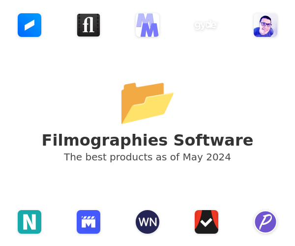 The best Filmographies products