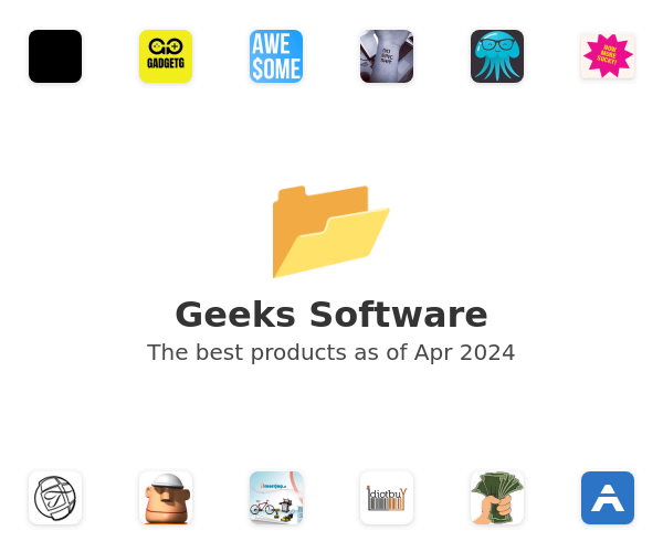 The best Geeks products