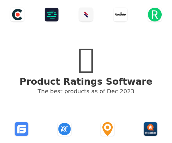 The best Product Ratings products
