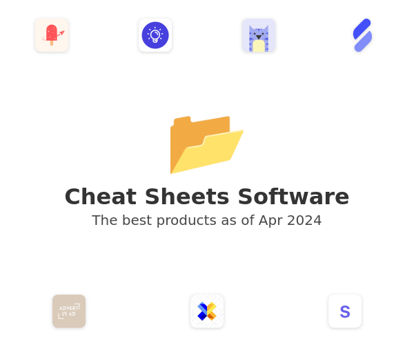 The best Cheat Sheets products