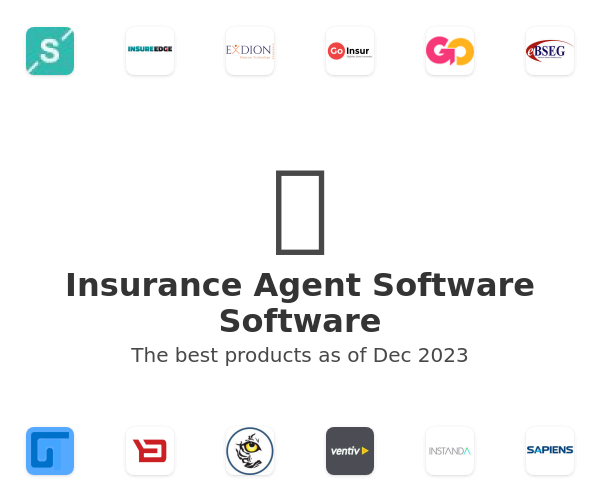 The best Insurance Agent Software products