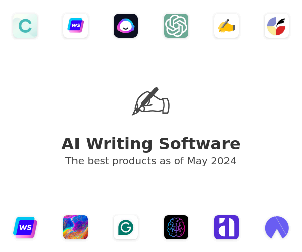 The best AI Writing products