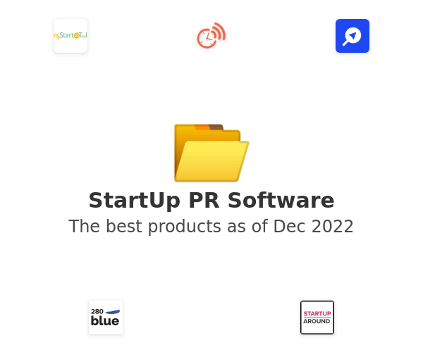 The best StartUp PR products