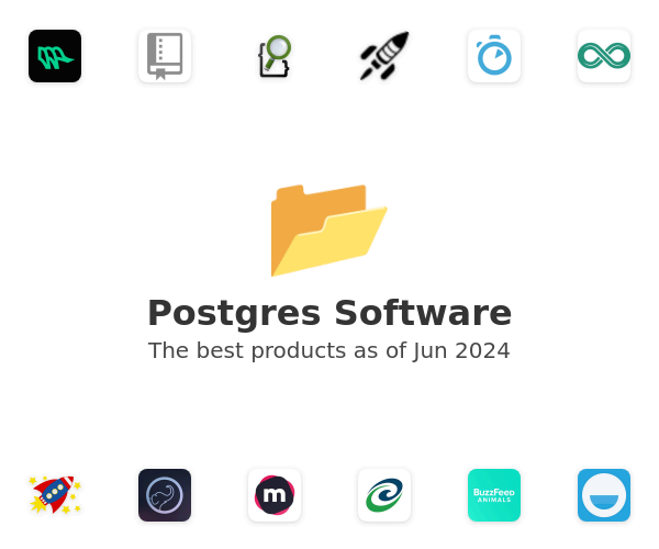 The best Postgres products