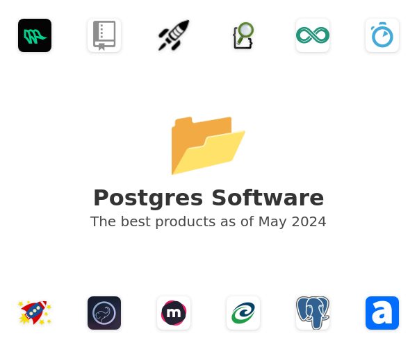 The best Postgres products