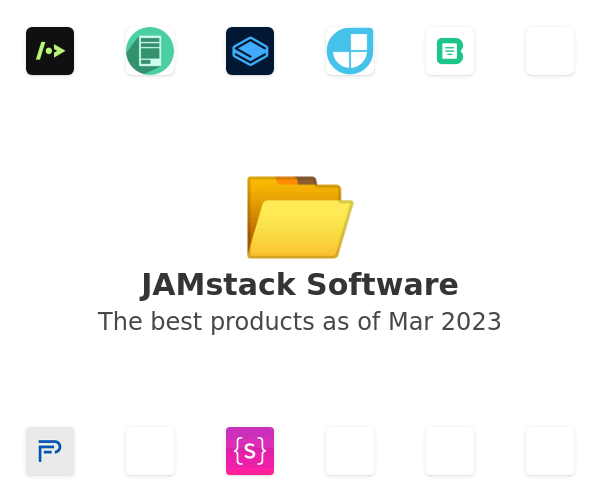 The best JAMstack products
