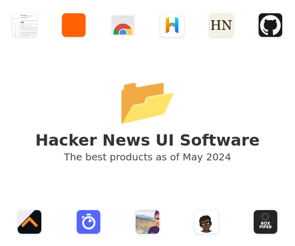 The best Hacker News UI products