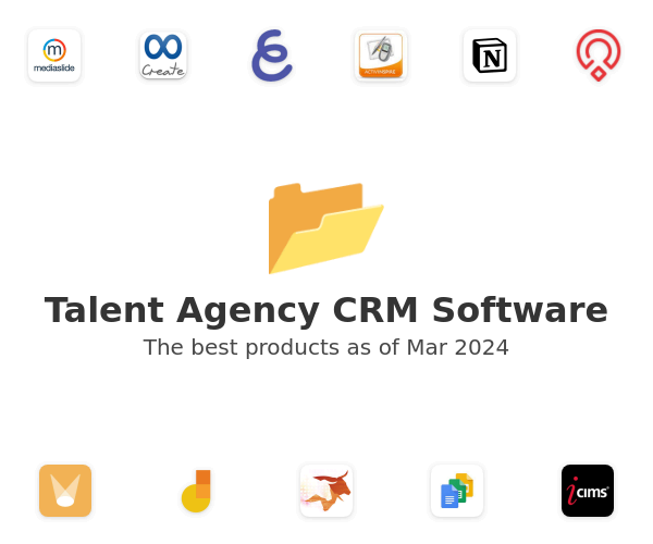 The best Talent Agency CRM products