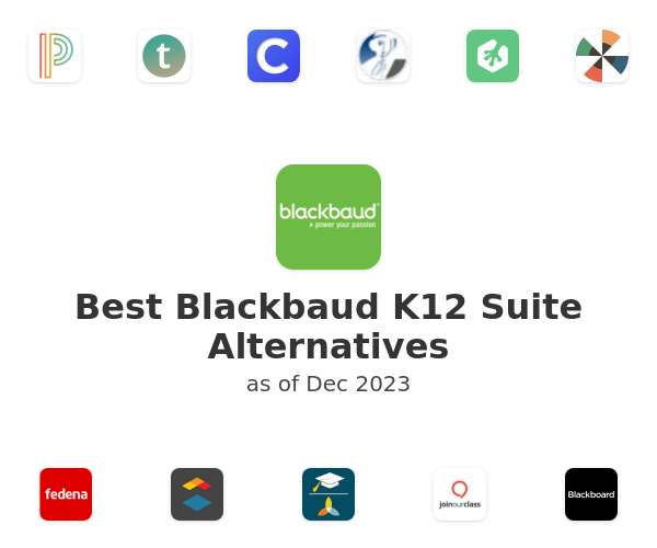 Best Blackbaud K12 Suite Alternatives