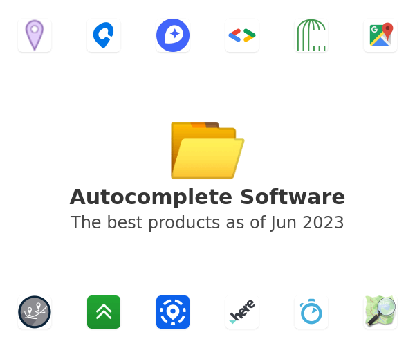 The best Autocomplete products