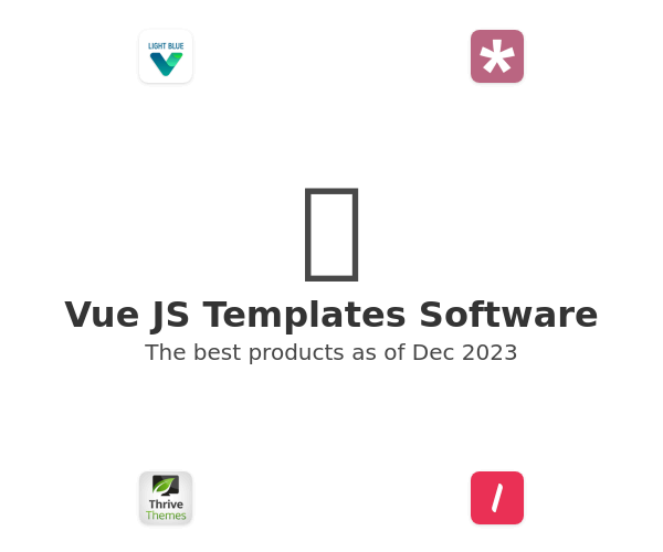 The best Vue JS Templates products