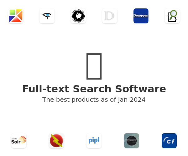 The best Full-text Search products