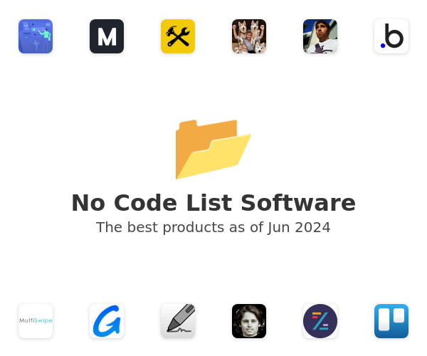 The best No Code List products
