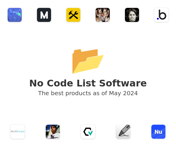 The best No Code List products