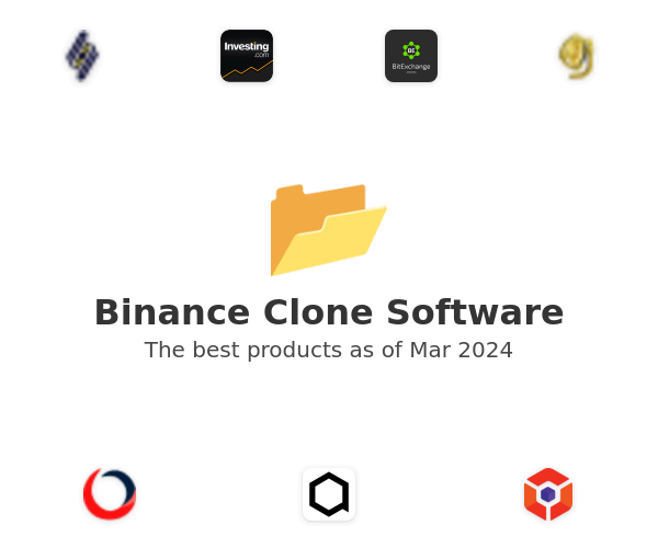 The best Binance Clone products