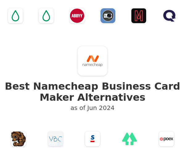 Best Namecheap Business Card Maker Alternatives