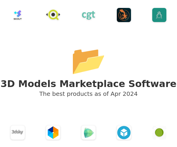 The best 3D Models Marketplace products