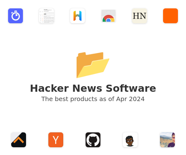The best Hacker News products