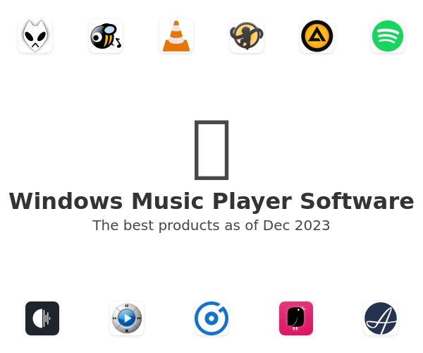 The best Windows Music Player products
