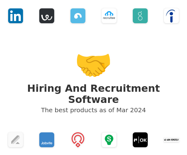 The best Hiring And Recruitment products