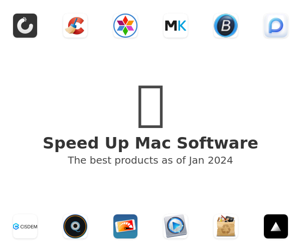 The best Speed Up Mac products