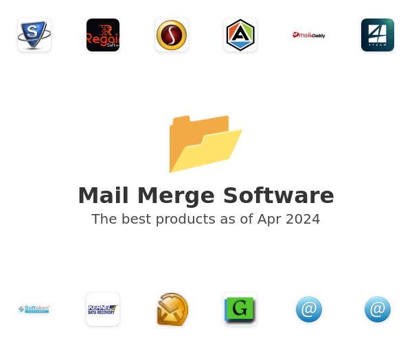 The best Mail Merge products