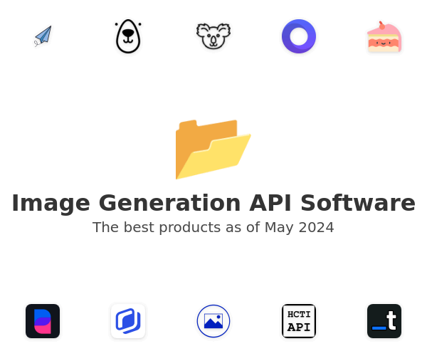 The best Image Generation API products