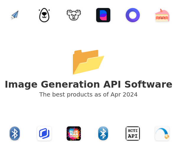 The best Image Generation API products