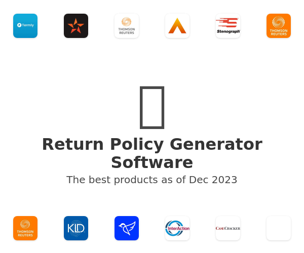 The best Return Policy Generator products