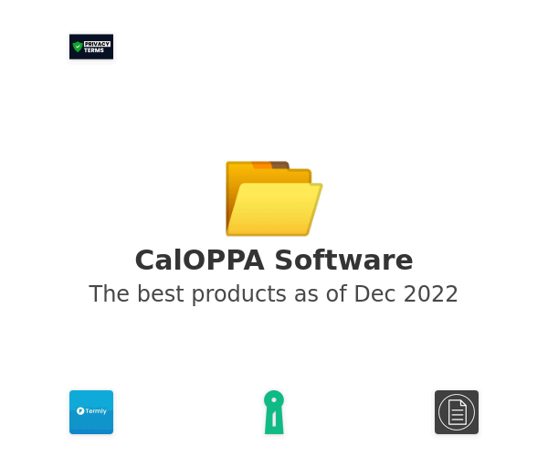 The best CalOPPA products