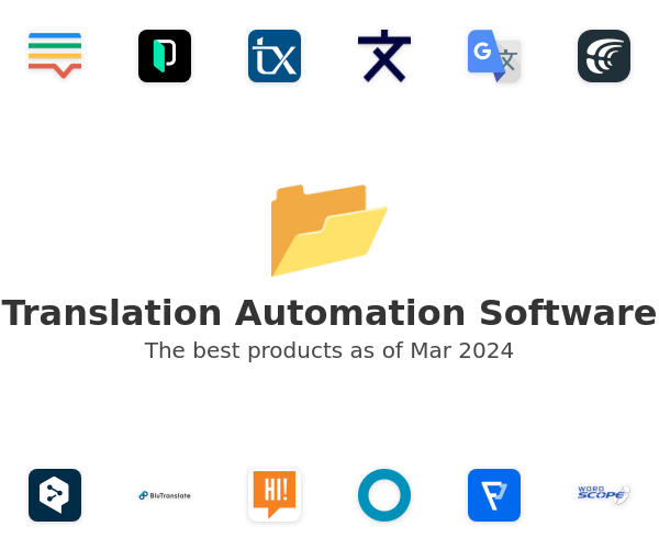 The best Translation Automation products